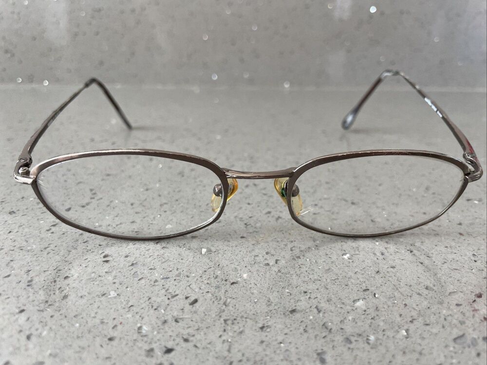 Australian Optical Eyeglasses Frames ONLY Gridiron 47 55-20-150 Bronze Flex-Hing